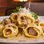 Plate, of Chicken Tortellini Alfredo,