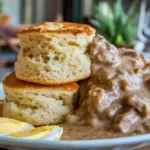 biscuits and gravy breakfast