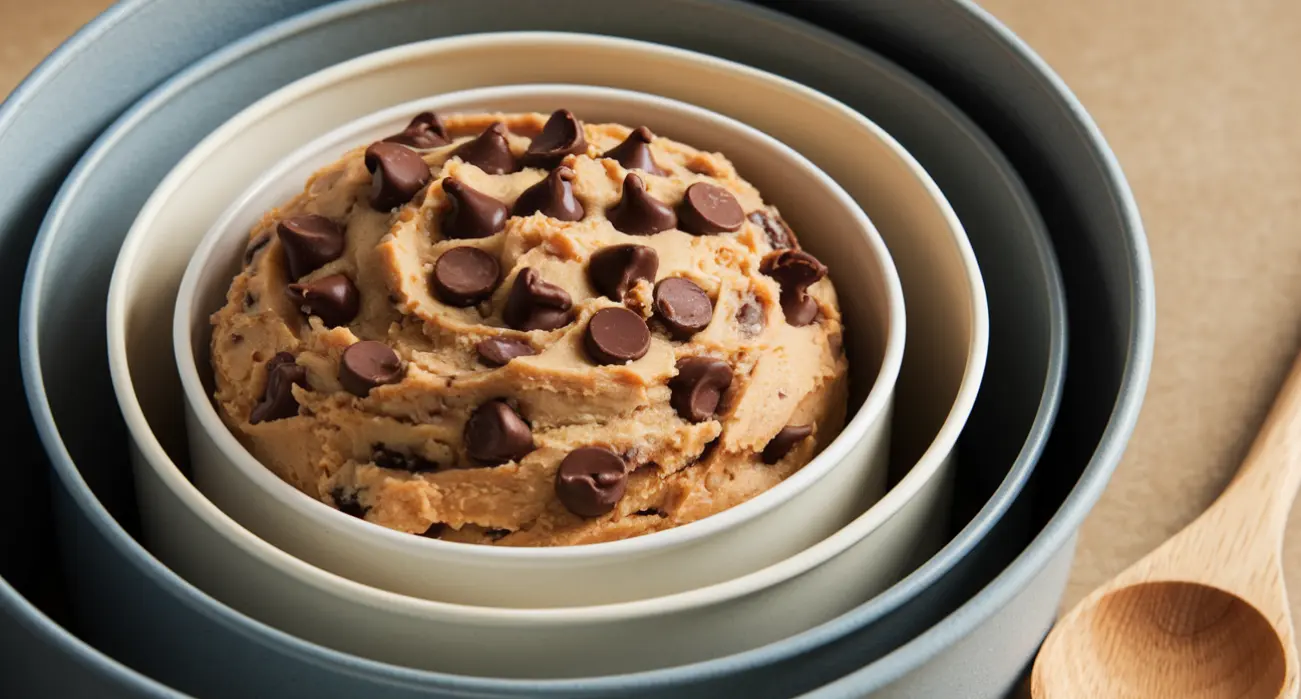 Nestle Cookie Dough , on a, baking-sheet.