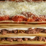 Pasta-used as a substitute for lasagne sheets in lasagna.