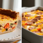 Difference between quiche and breakfast casserole