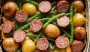 sausage green bean potato