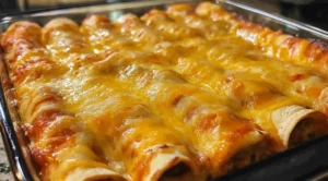 How do you bake enchiladas so they aren't soggy?