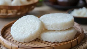 Comparison of rice cakes and bread with toppings.