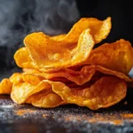 A bowl filled with various types of spicy chips.