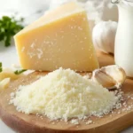 What is garlic Parmesan sauce made of?