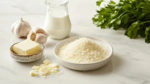 Domino’s garlic Parmesan white sauce ingredients