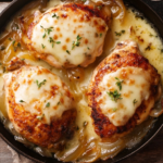 What cheese goes best with French Onion Chicken